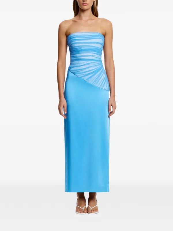 significant other blue dress Significant Other Darcy Backless Dress - Azure Blue main image 1
