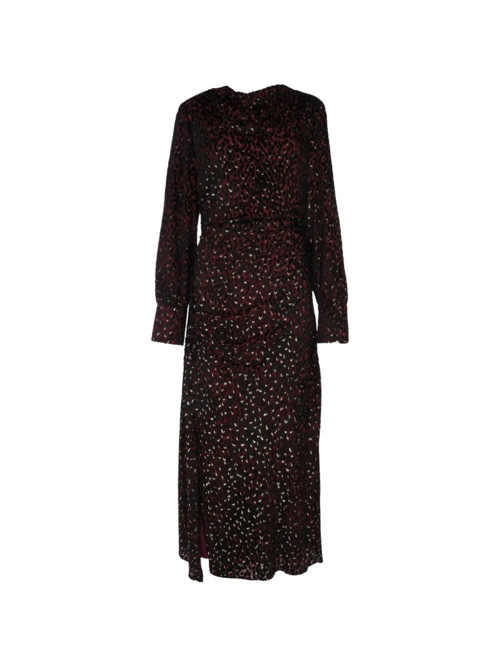 Simkhai Ashby draped midi dress - Rosso