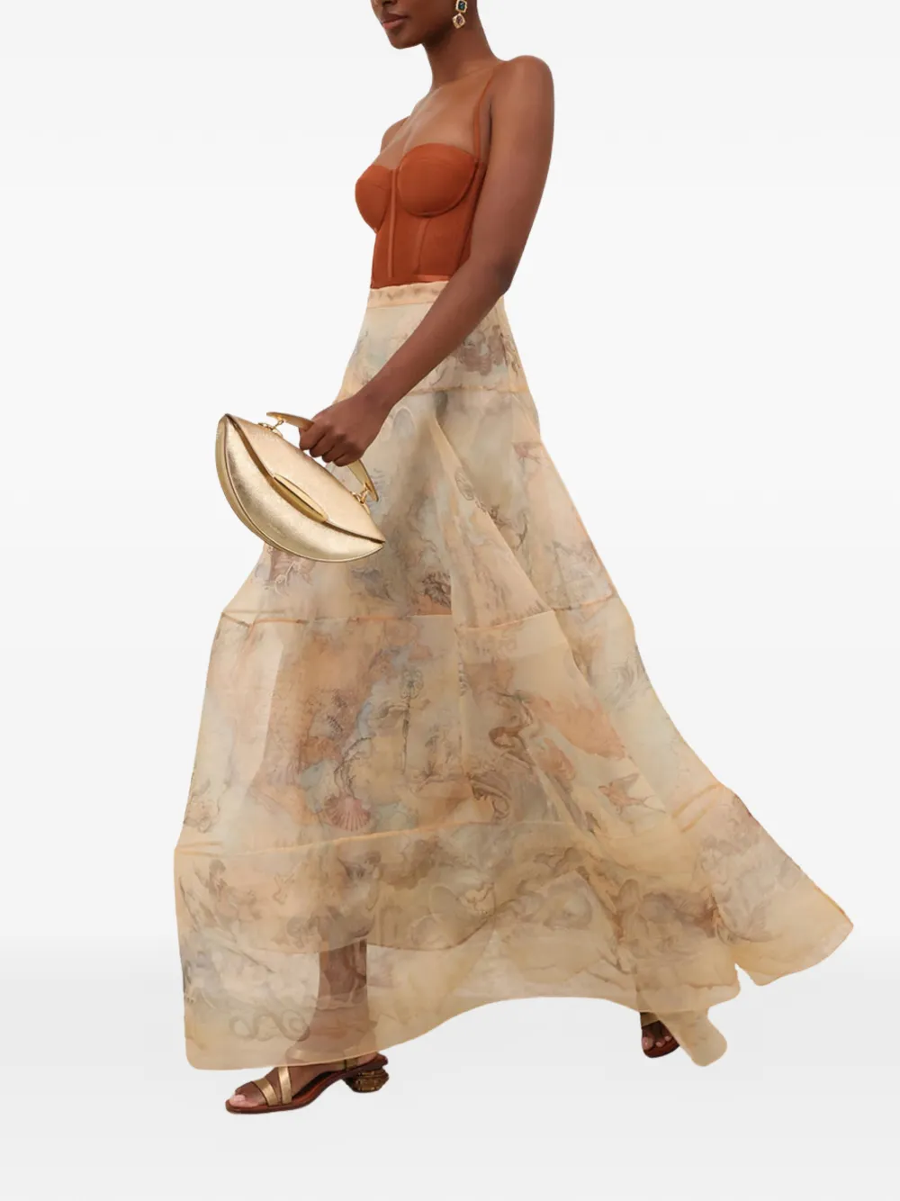 ZIMMERMANN Wavelength metallic shopper Goud