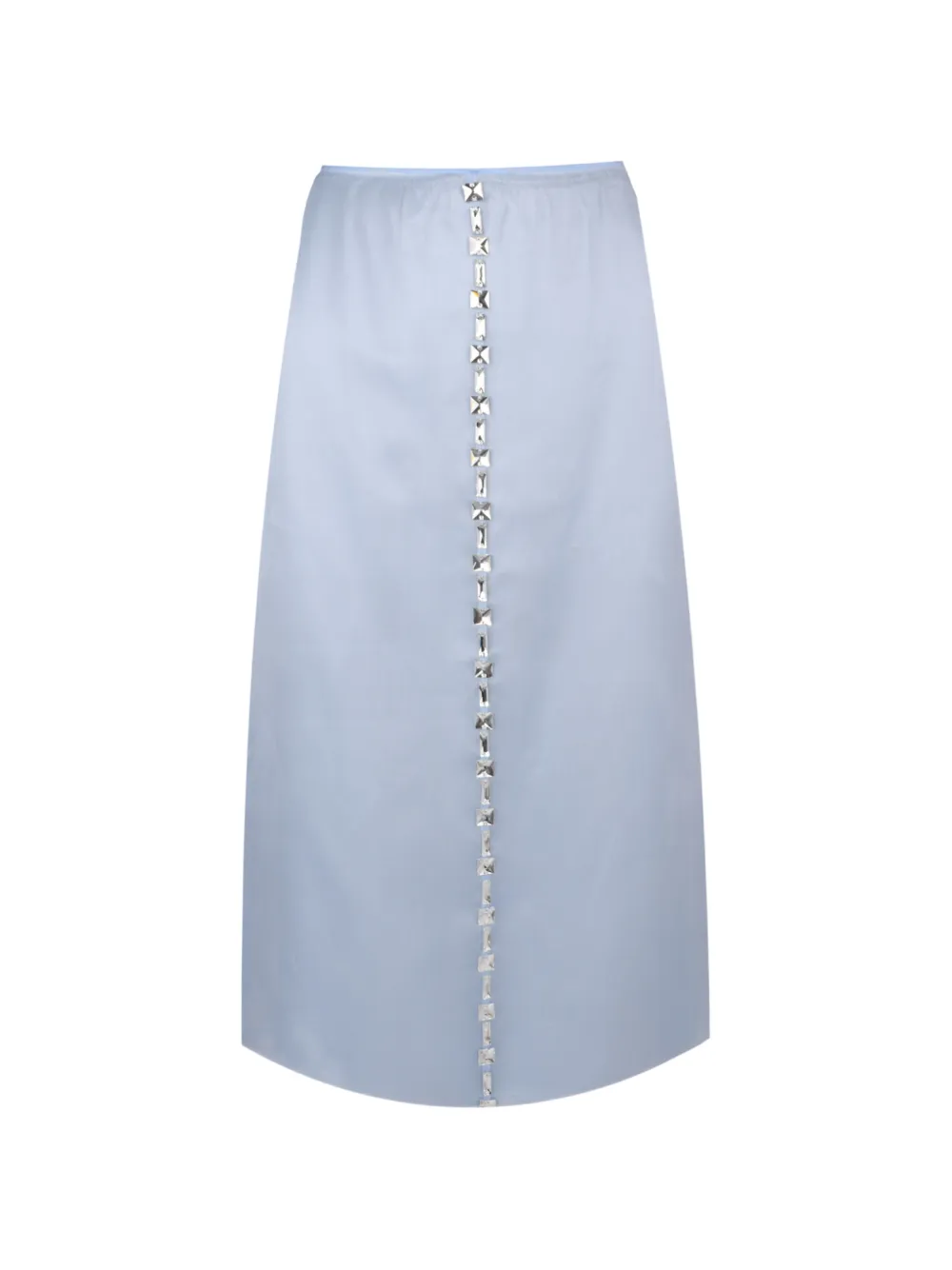 Fabiana Filippi embellished organza midi skirt Blauw