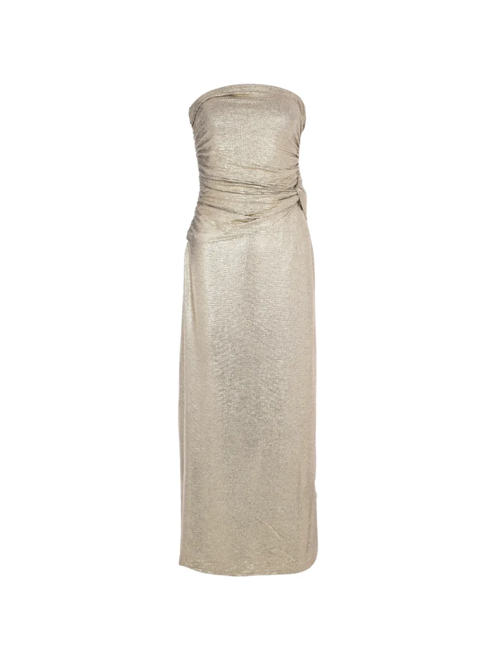 SIGNIFICANT OTHER Caera ruched strapless dress - Oro