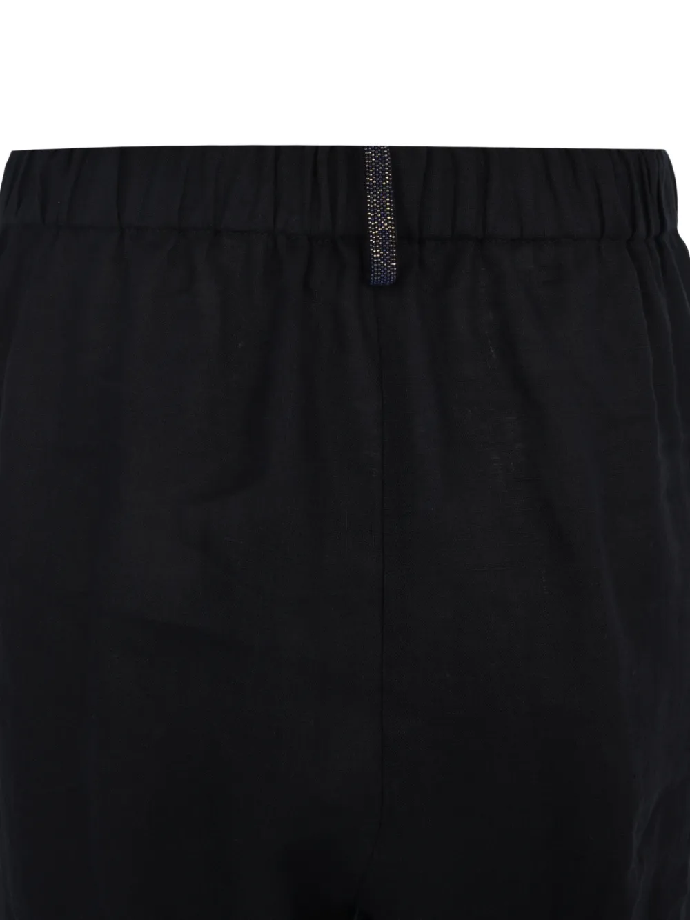 Fabiana Filippi Trevi linnen broek met elastische tailleband Blauw