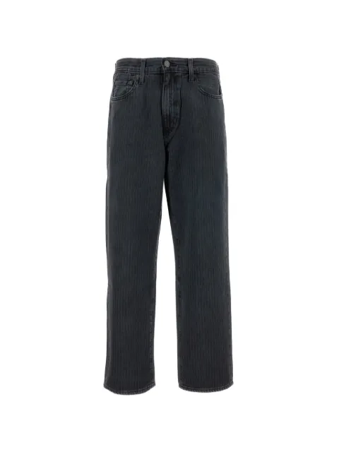 Levi's pinstripe wide-leg jeans