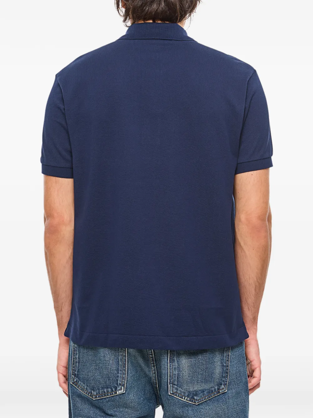 Lacoste Poloshirt met geborduurd logo Blauw