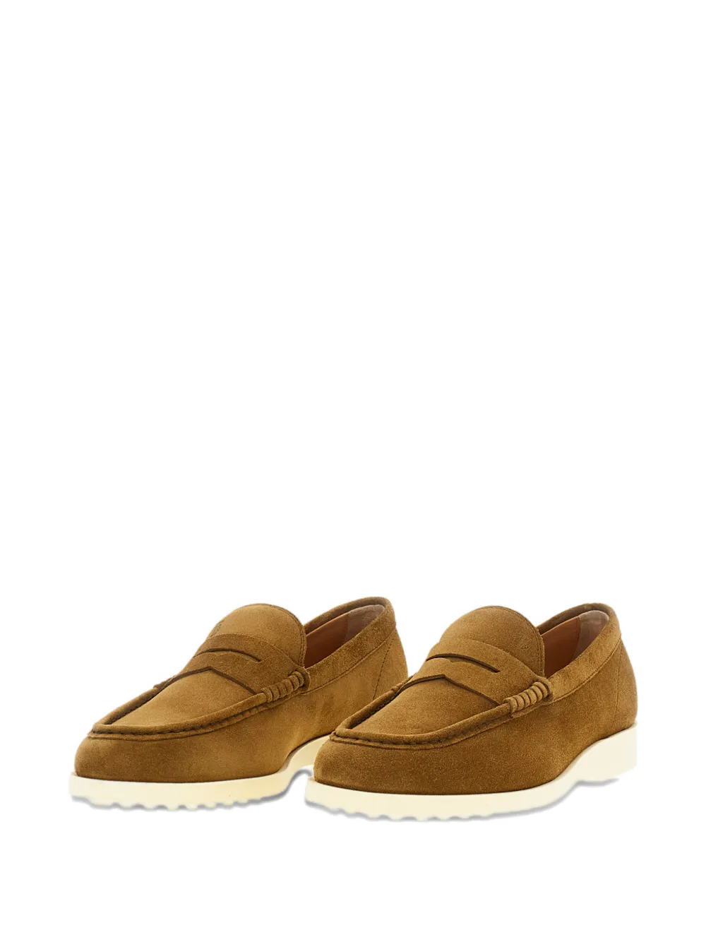 Tod's penny-slot loafers Beige