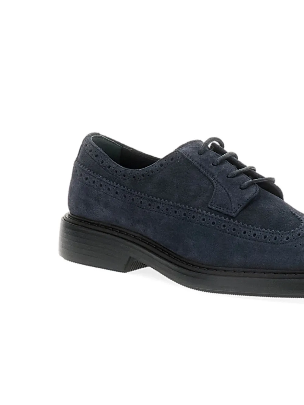 Hogan Leren derby schoenen Blauw