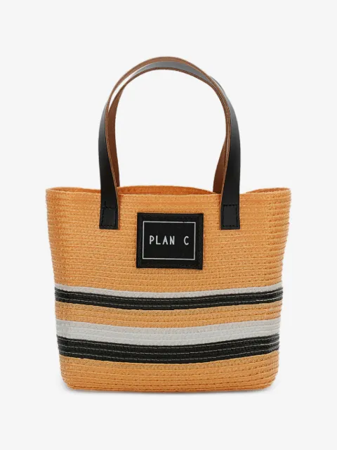 Plan C Borsa a spalla con logo
