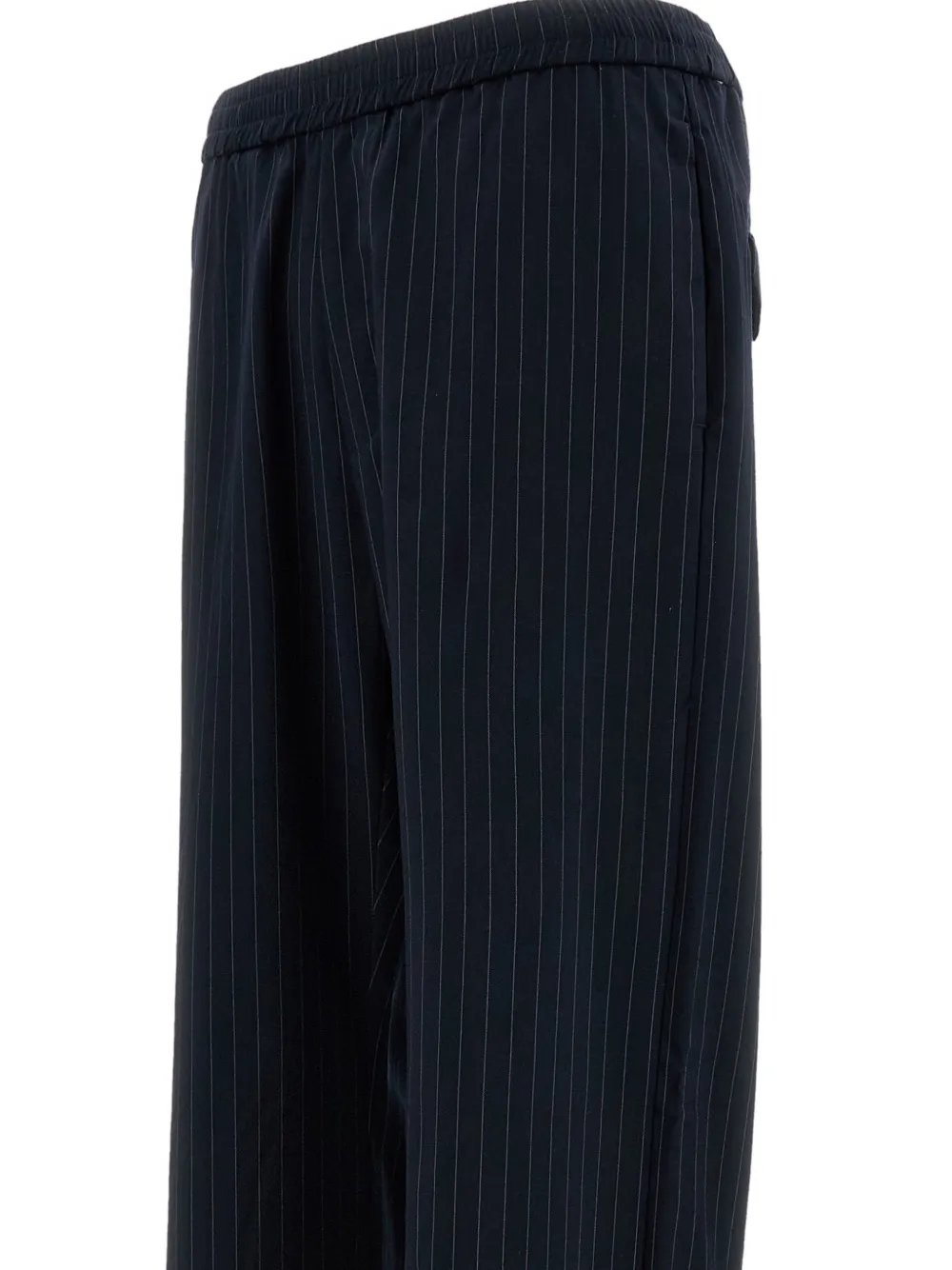  Barena Pinstriped Elasticated Trousers - Blue 