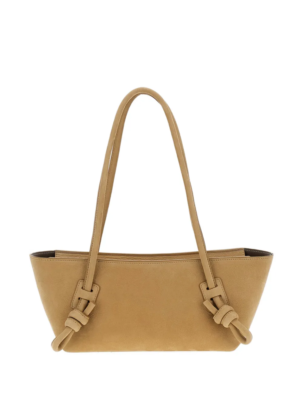 Hereu Borsa a spalla Fleca con dettaglio nodo - Marrone