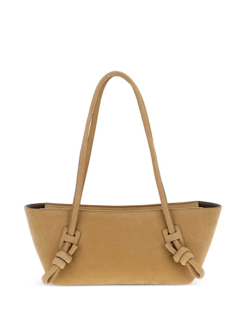 Hereu Borsa a spalla Fleca con dettaglio nodo - Marrone