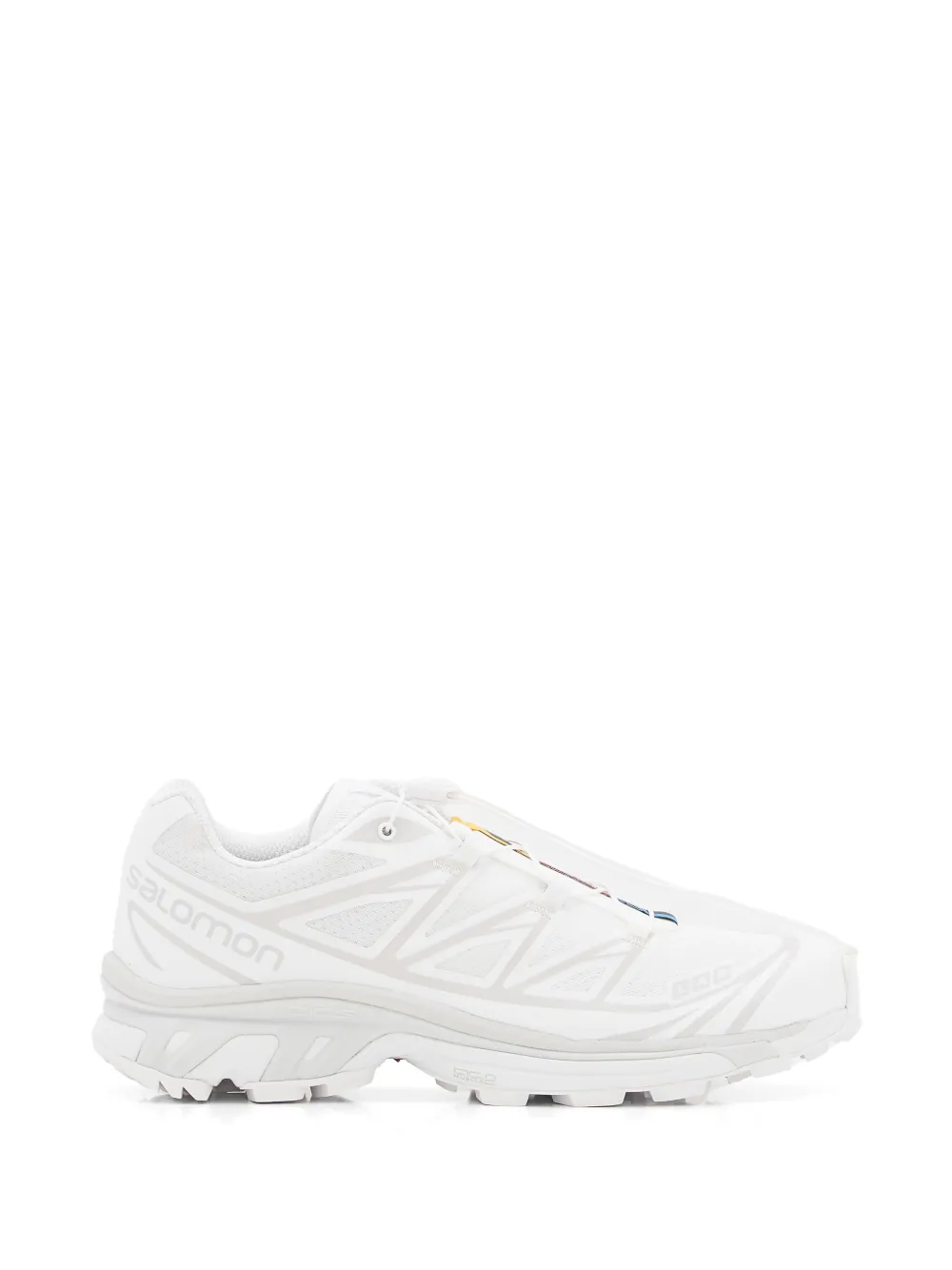 Salomon XT-6 logo-print sneakers - Bianco