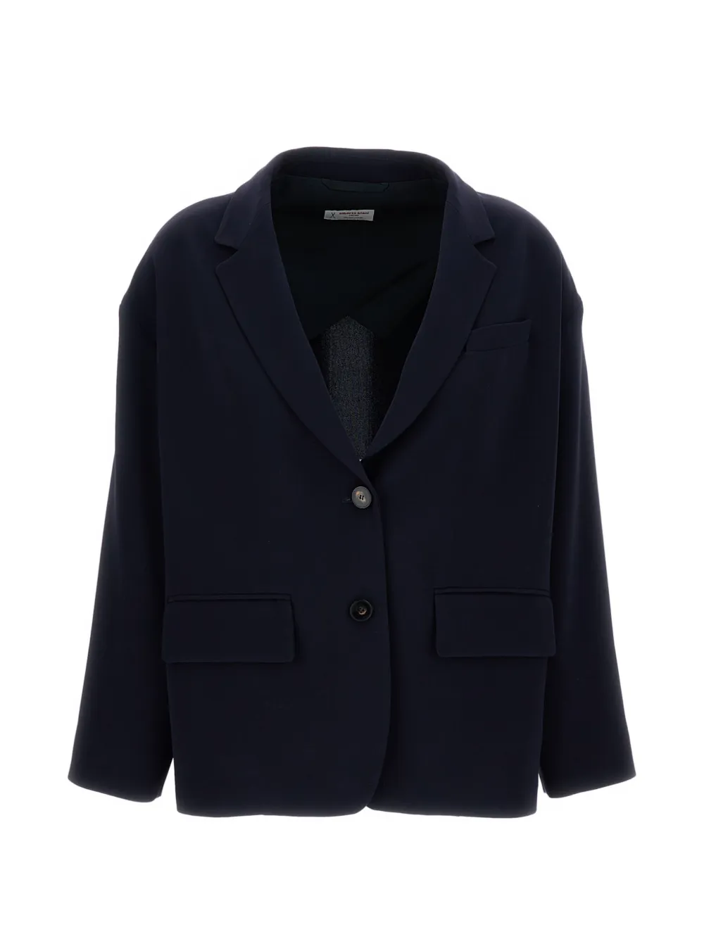 Alberto Biani two-button patch-pocket blazer - Blu