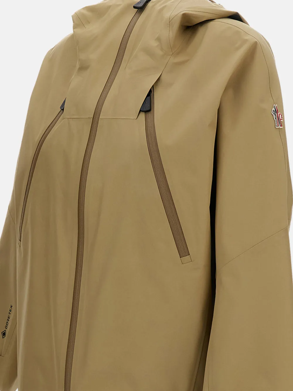 Moncler Grenoble Jack met capuchon Beige