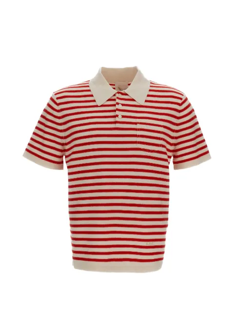 A.P.C. striped polo shirt