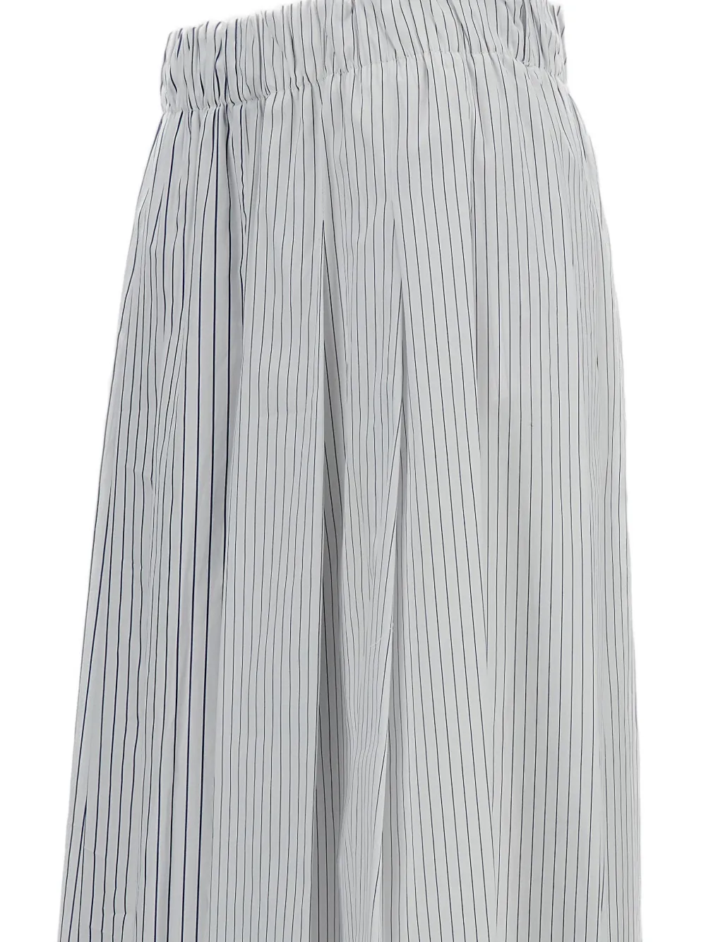  Jejia Striped Drawstring Trousers - White 