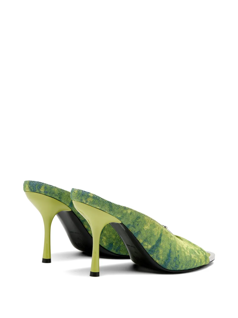 Diesel D-Diam's Sa distressed sandals Groen