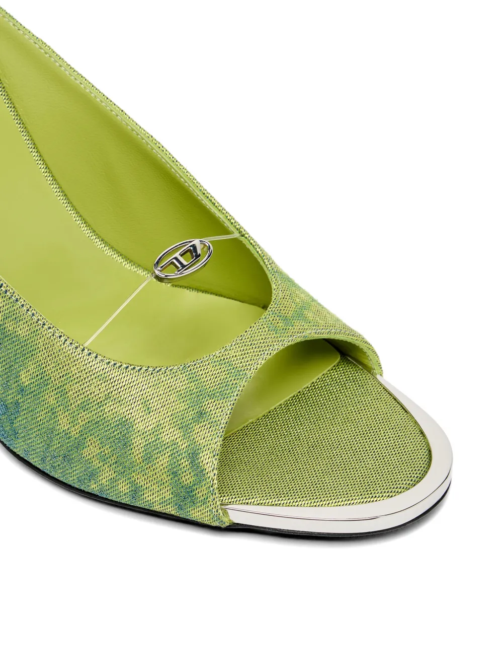 Diesel D-Diam's Sa distressed sandals Groen