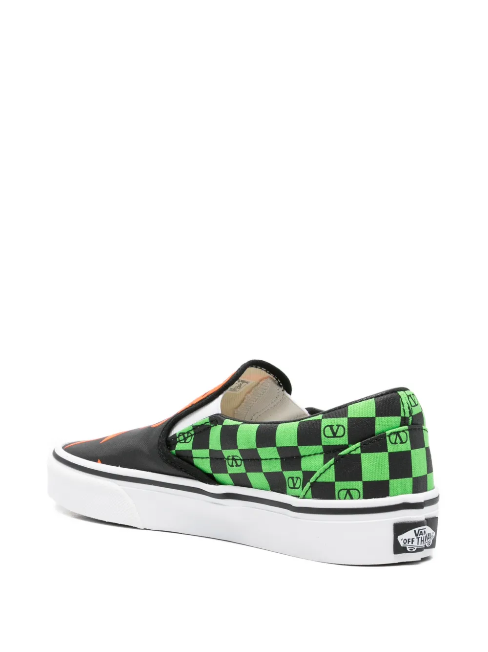 Vans x Valentino Garavani slip-on sneakers Zwart