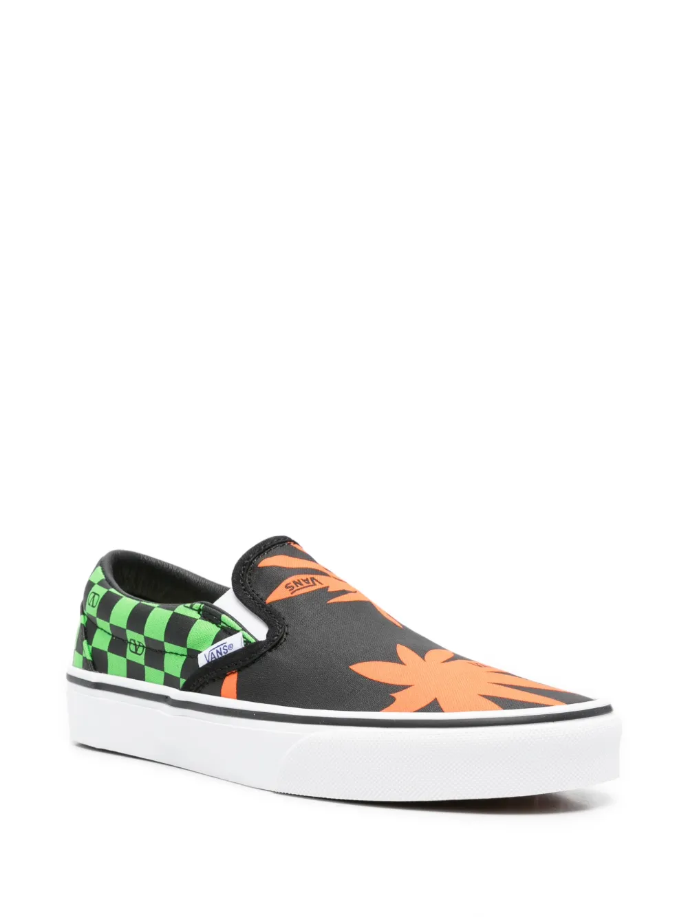 Vans x Valentino Garavani slip-on sneakers Zwart
