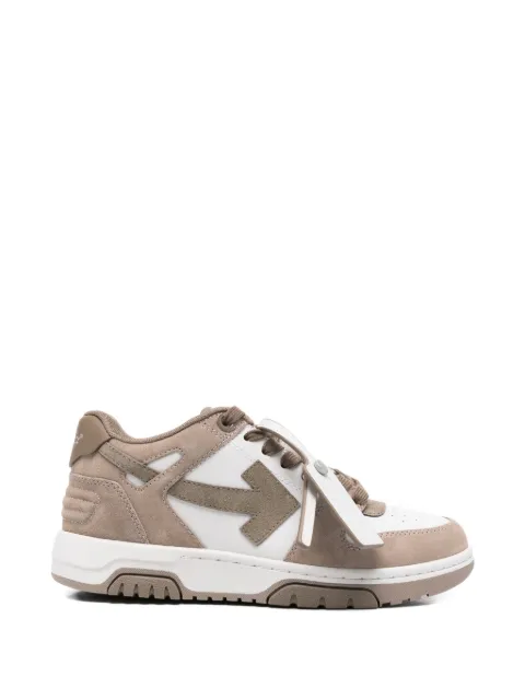 Off-White arrow suede sneakers