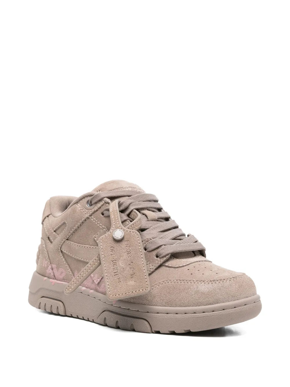 Off-White suede sneakers Bruin
