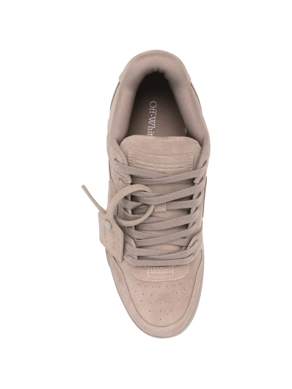 Off-White Arrow suède sneakers Beige