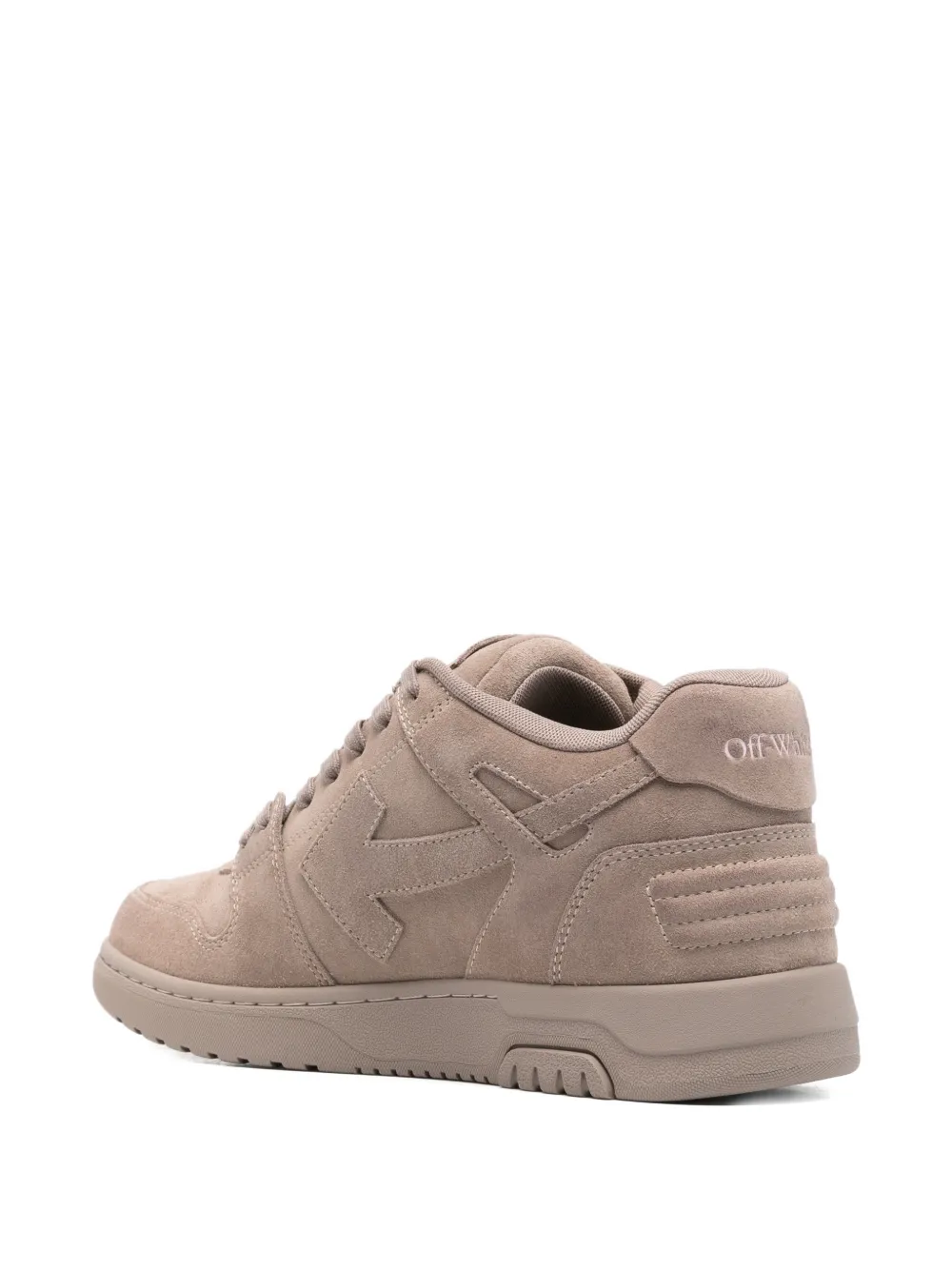 Off-White Arrow suède sneakers Beige