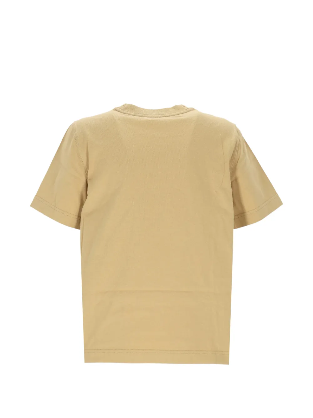 Burberry T-shirt met geborduurd logo Beige