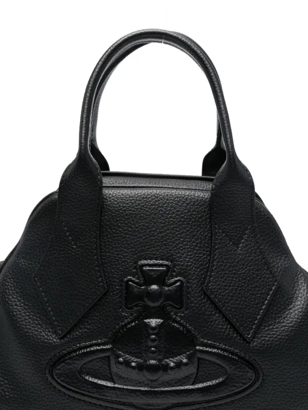Vivienne Westwood Medium Yasmine Orb Tote Bag | Black | FARFETCH ID