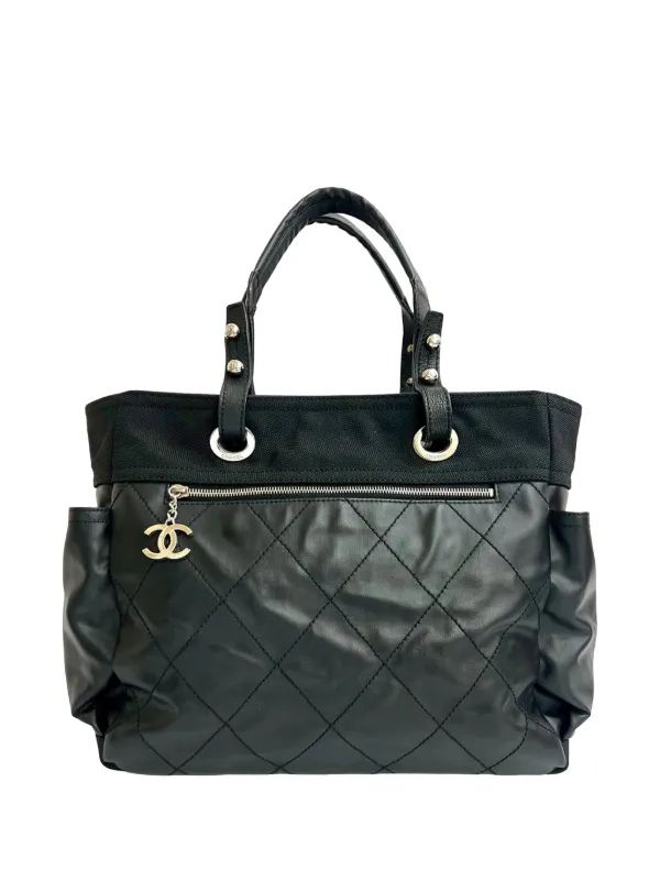 CHANEL Pre-Owned 2006-2008 ラージ マトラッセ コーテッドキャンバス 