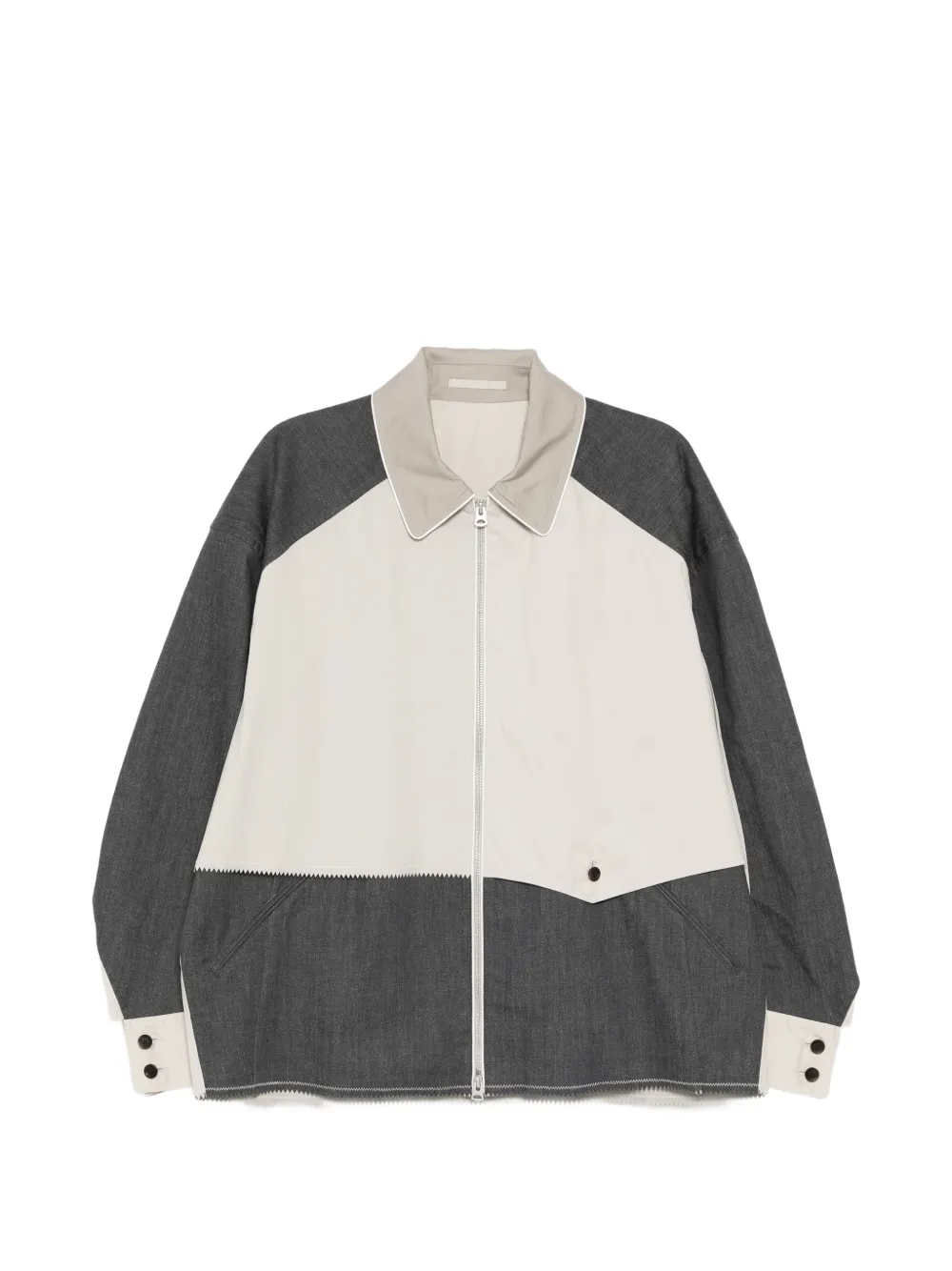 CROQUIS colour-block jacket - Toni neutri