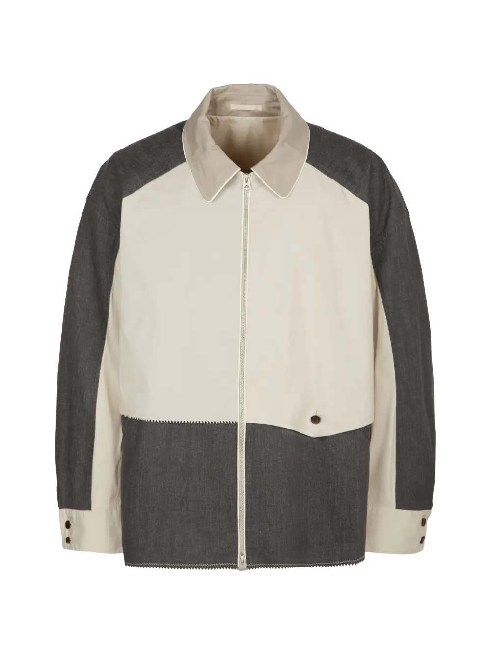CROQUIS colour-block jacket - Toni neutri