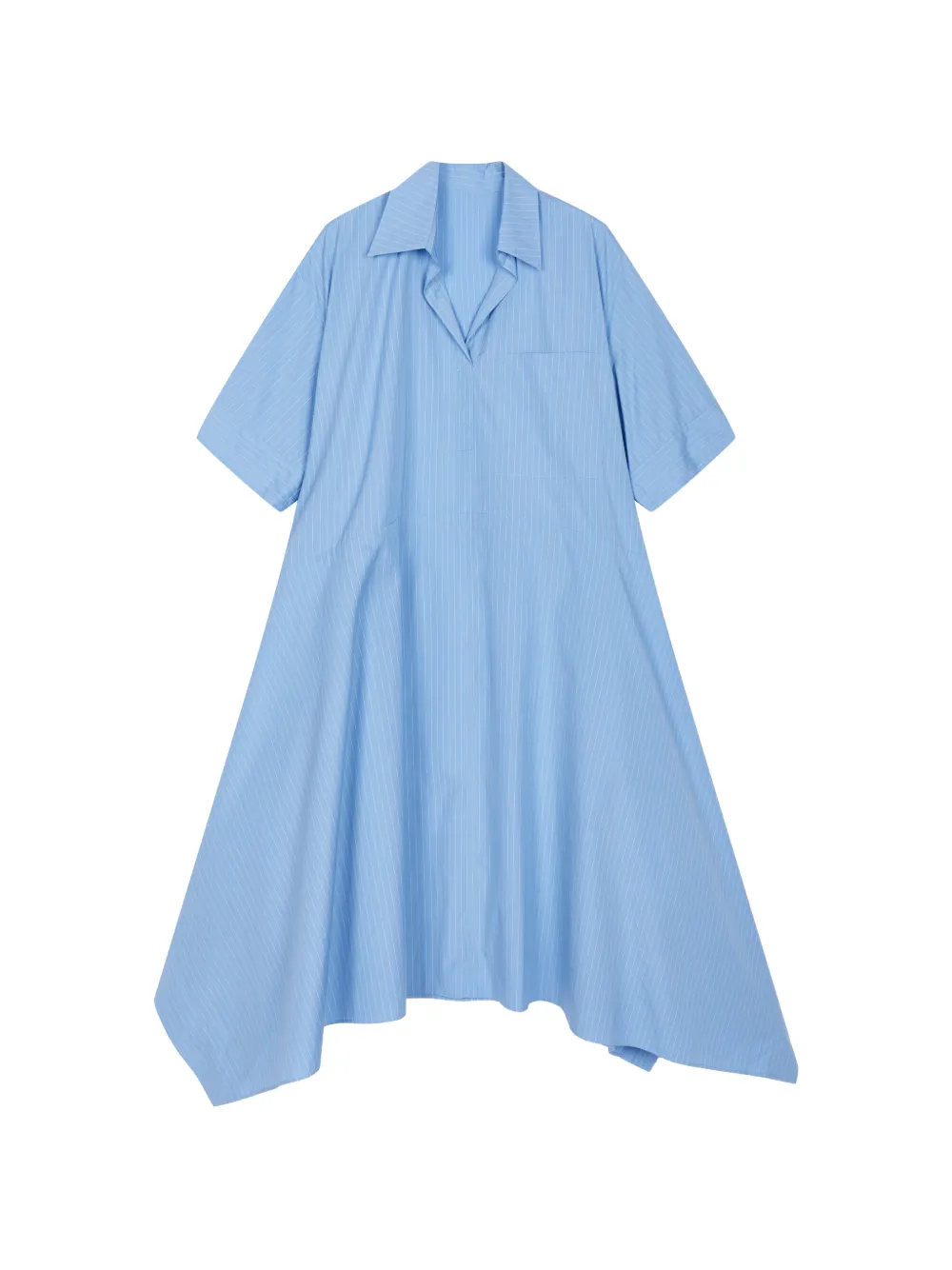 JNBY Gestreepte jurk met asymmetrische zoom Blauw