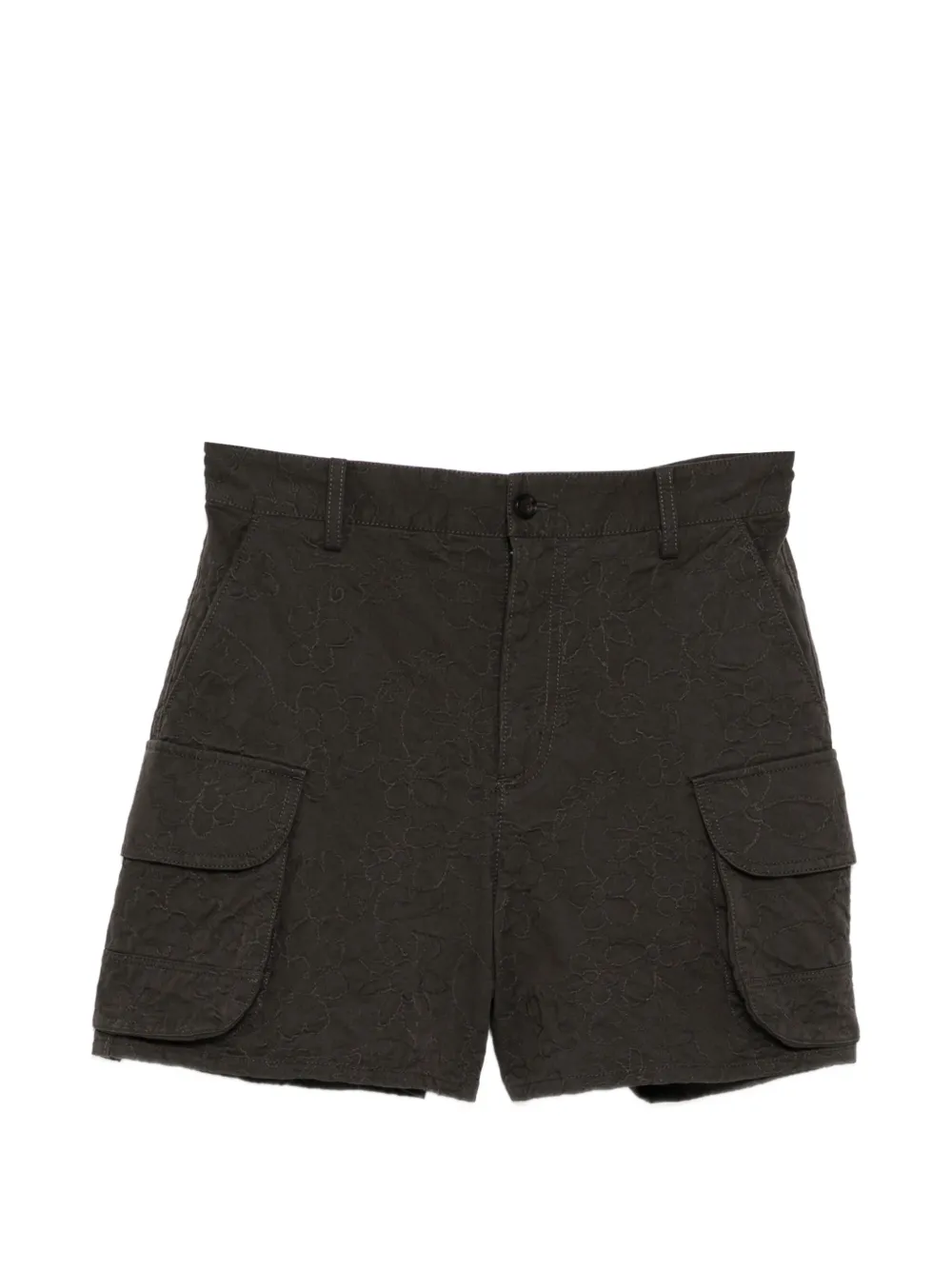 JNBY Shorts con ricamo floreale - Marrone
