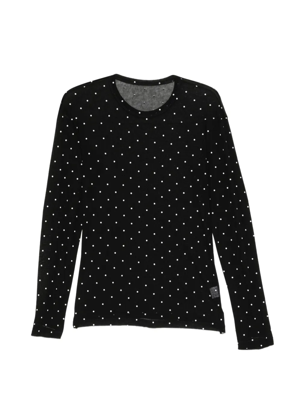 JNBY T-shirt a pois - Nero