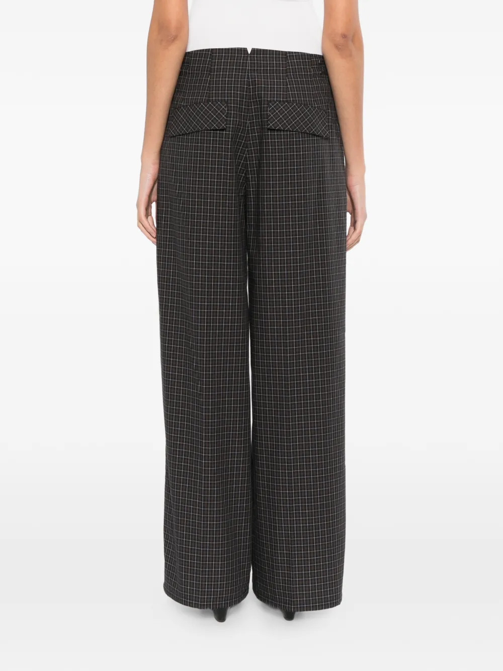 LESS Broek met trekkoord Blauw