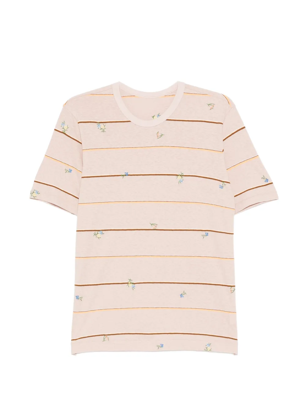 JNBY Camicia a righe con ricamo - Marrone