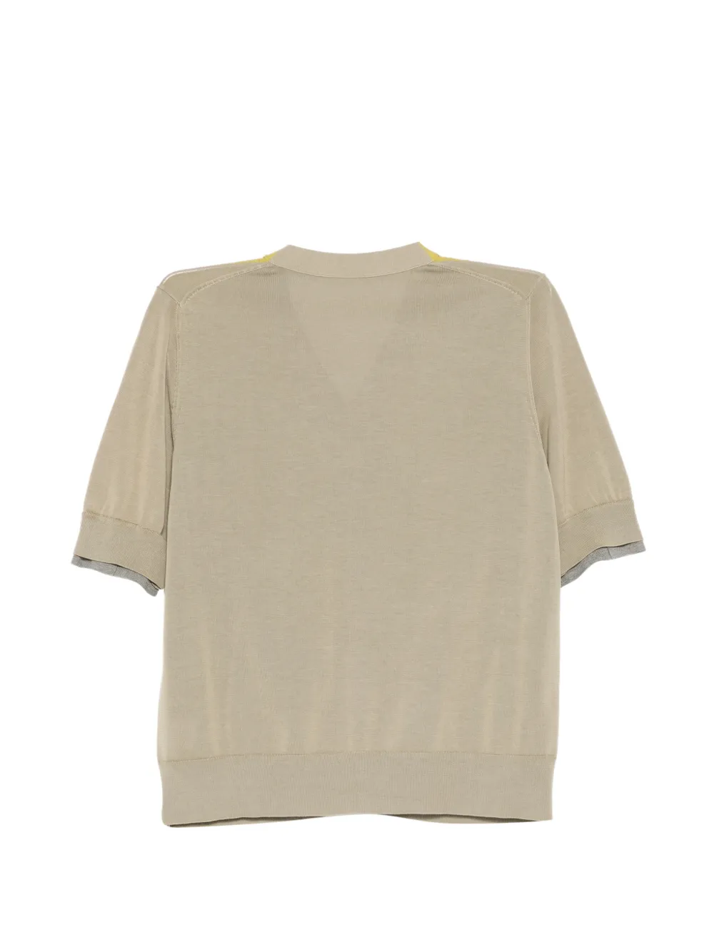  Jnby V-neck Layered Cardigan - Neutrals 