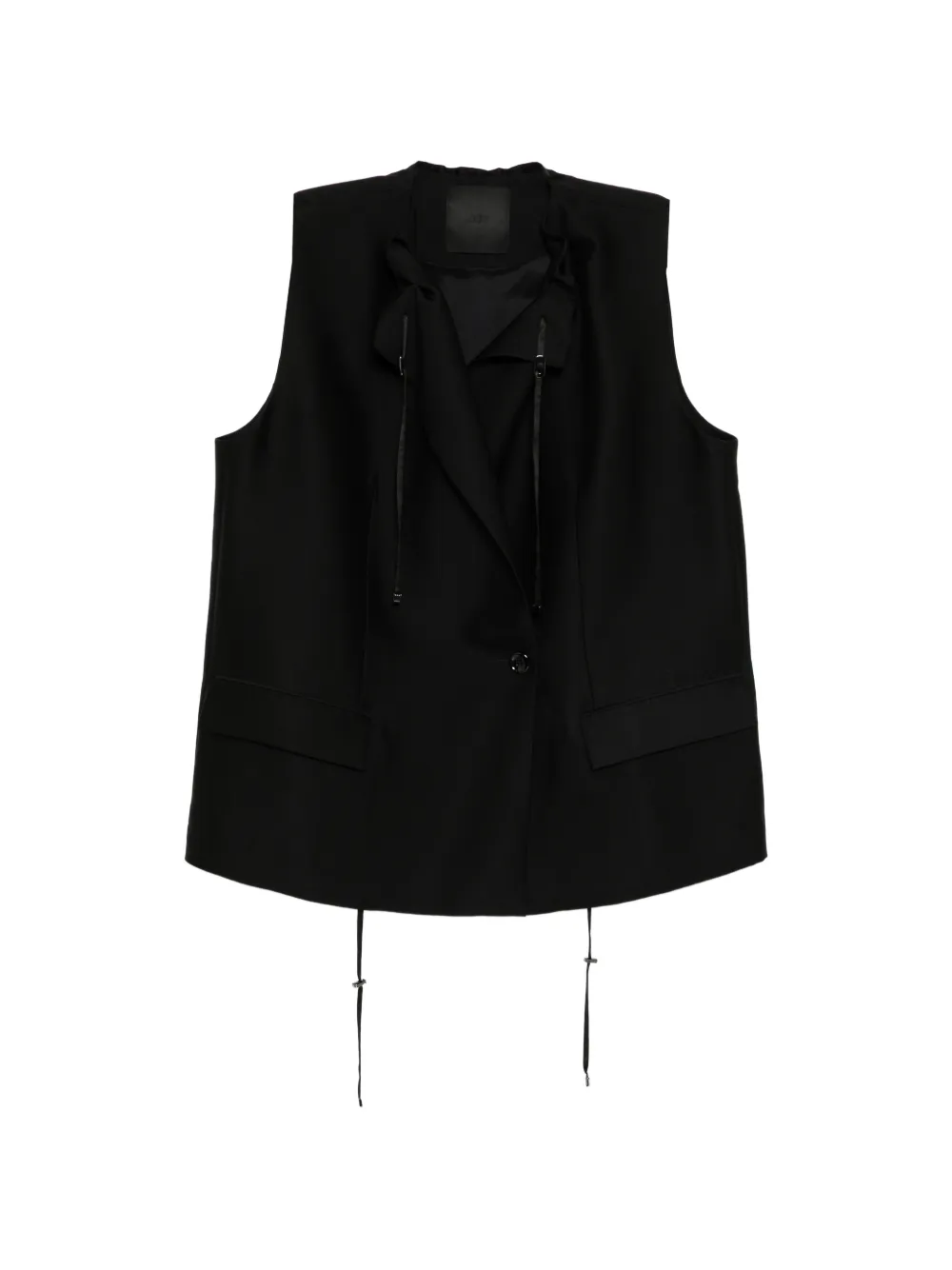 JNBY deconstructed waistcoat - Nero