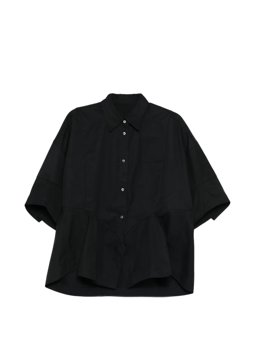 JNBY Camicia con taschino sul petto - Nero