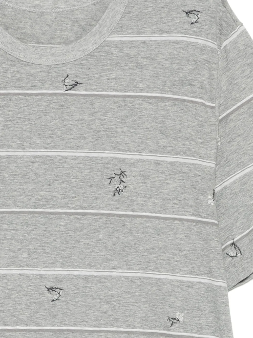 Embroidered Stripes T-Shirt