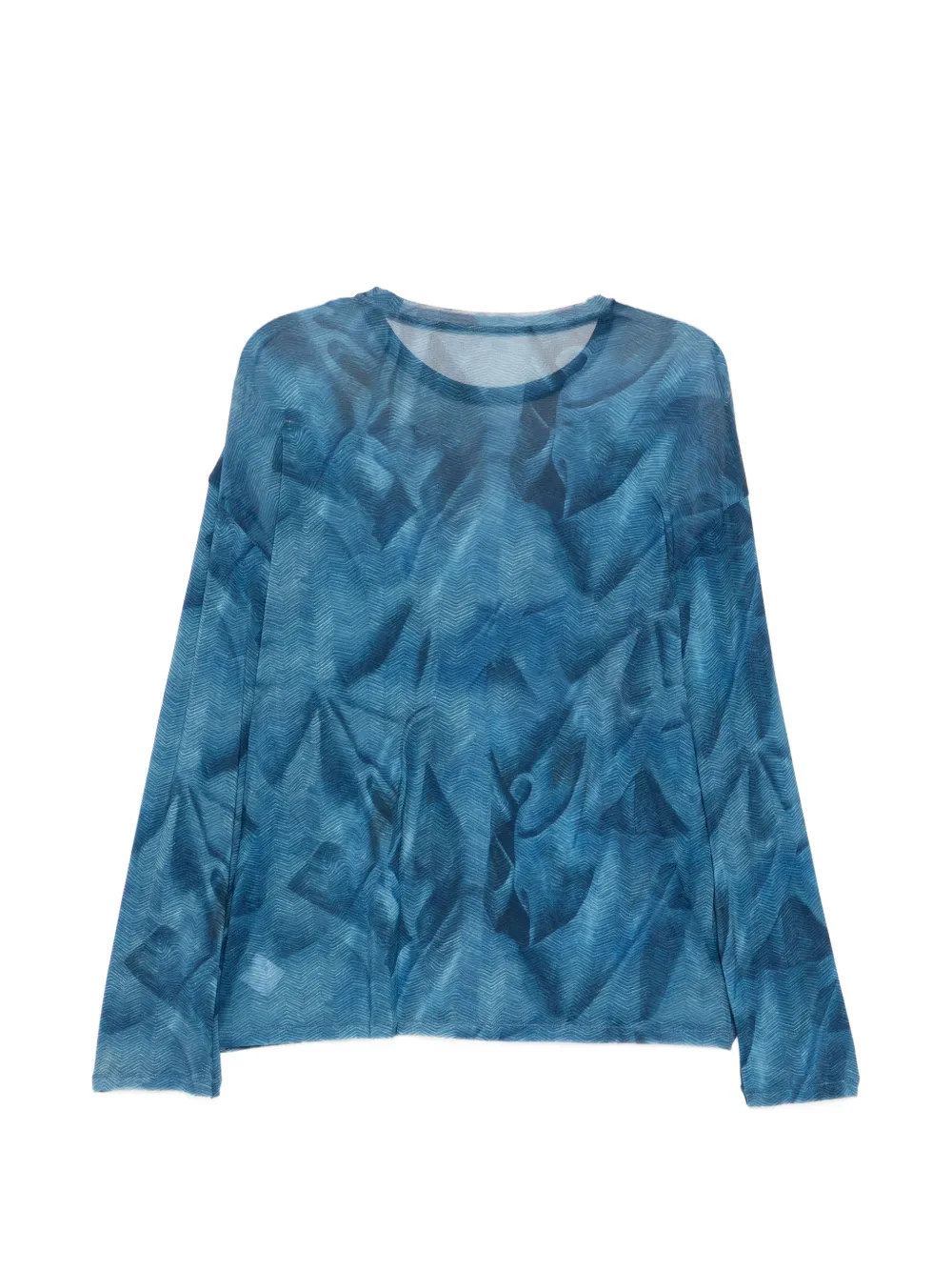  Jnby Psychedelic Long Sleeve T-shirt - Blue 
