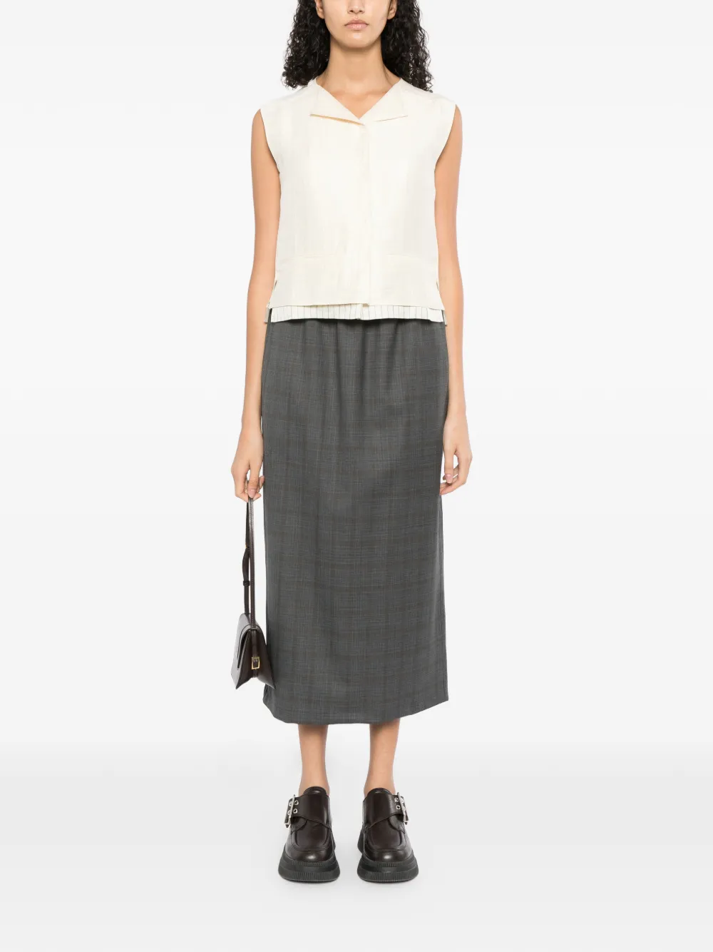 V-Neck Sleeveless Vest