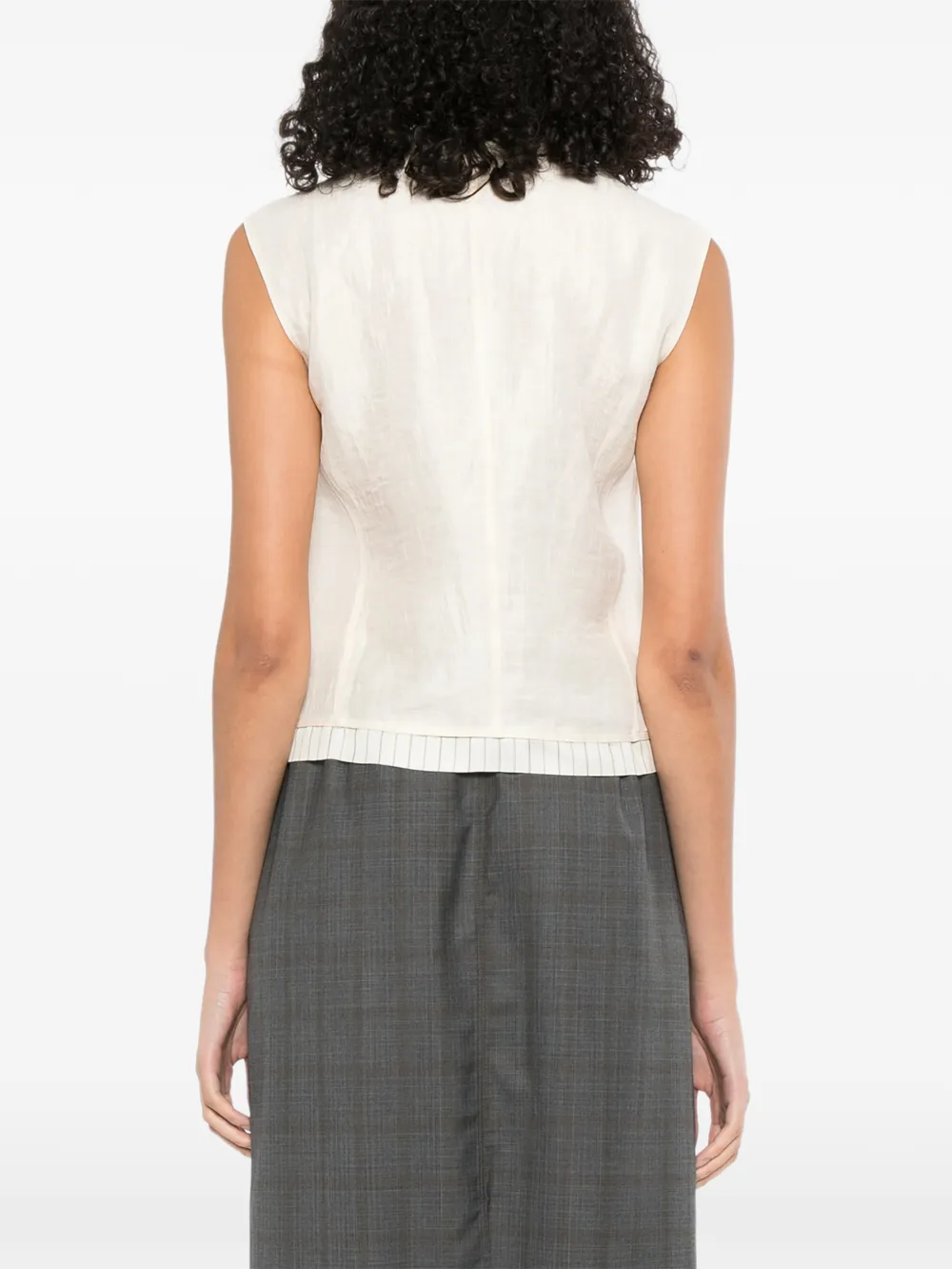 V-Neck Sleeveless Vest