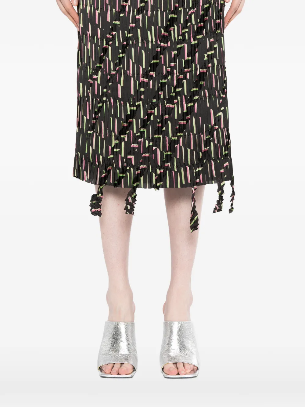 JNBY Midi-rok met geometrische print Zwart