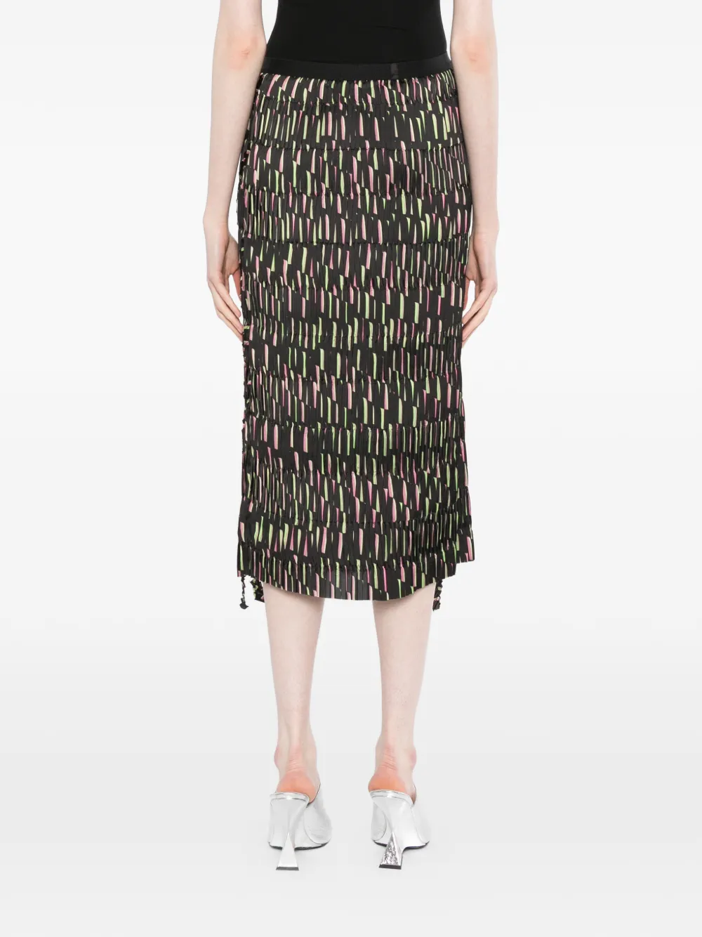 JNBY Midi-rok met geometrische print Zwart