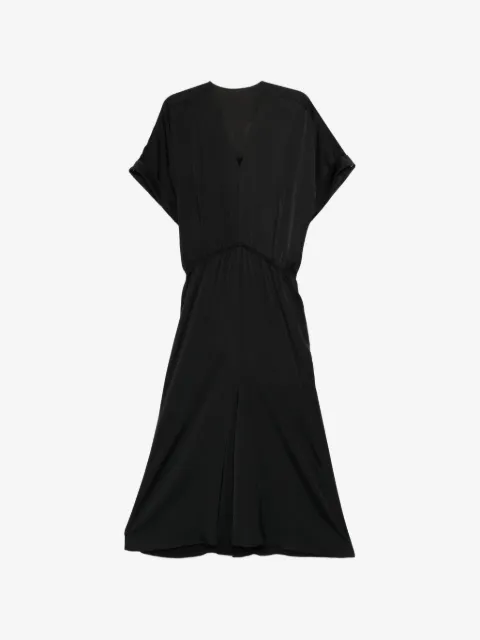 LESS V-neck flared dress