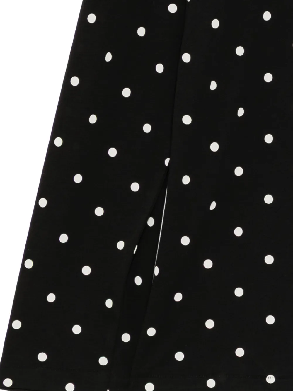  Jnby Polka Dot Long-sleeve Top - Black 