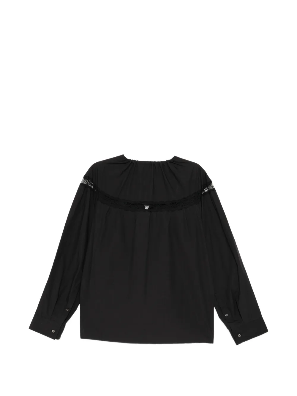 JNBY Gedrapeerde blouse Zwart