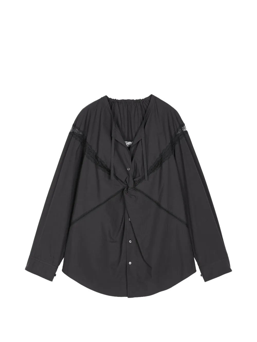 JNBY Blusa drappeggiata - Nero